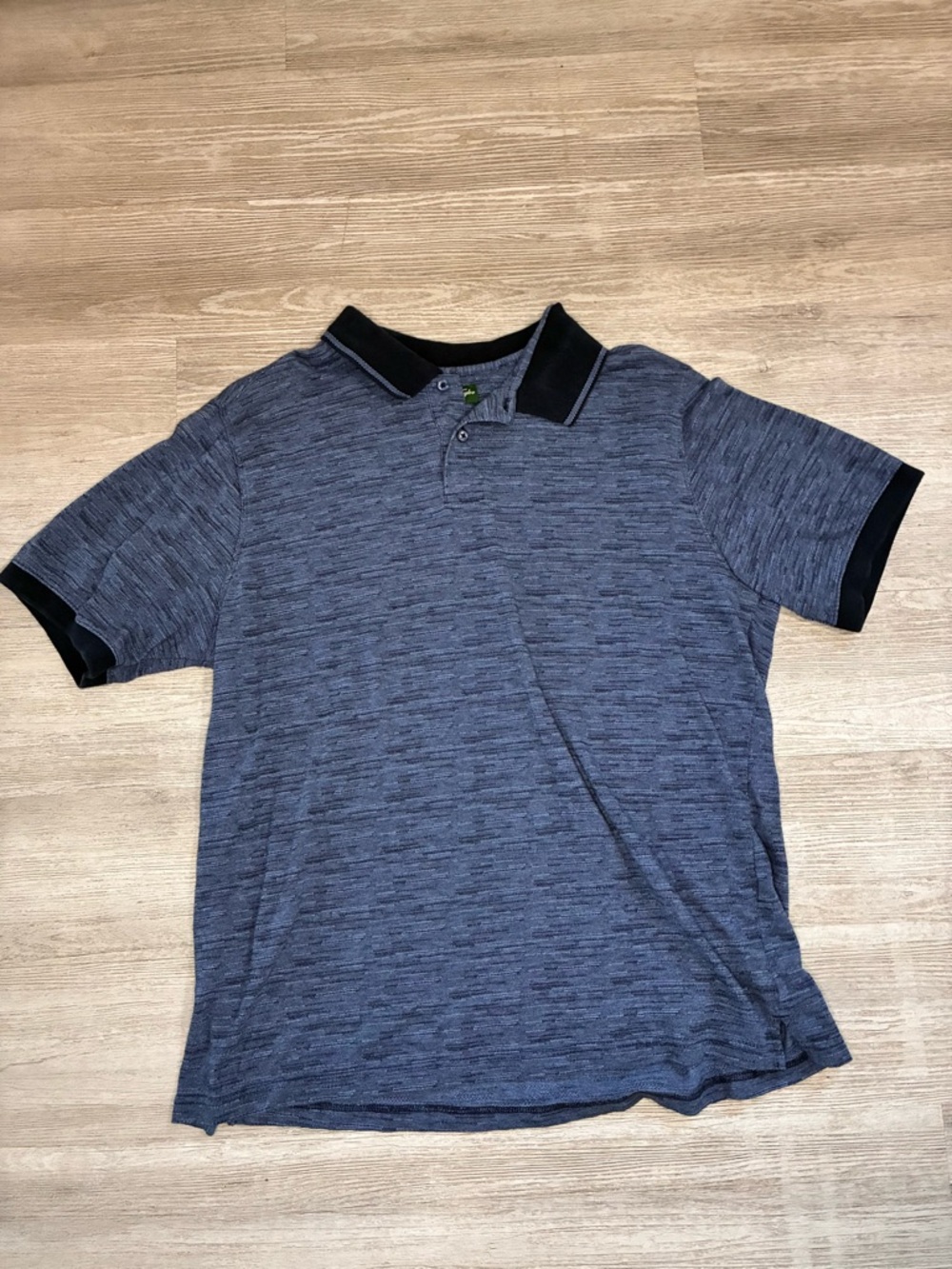 David Taylor Collection Size XL Polo Blue speckled. Business Casual Preppy Golf